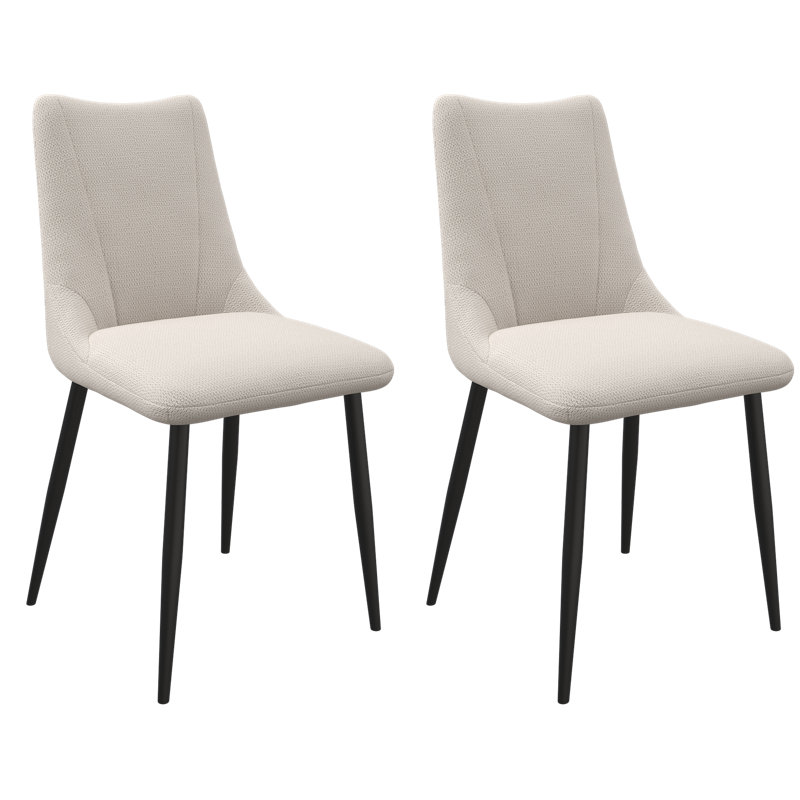 Bella Fabric Dining Chair, Ivory