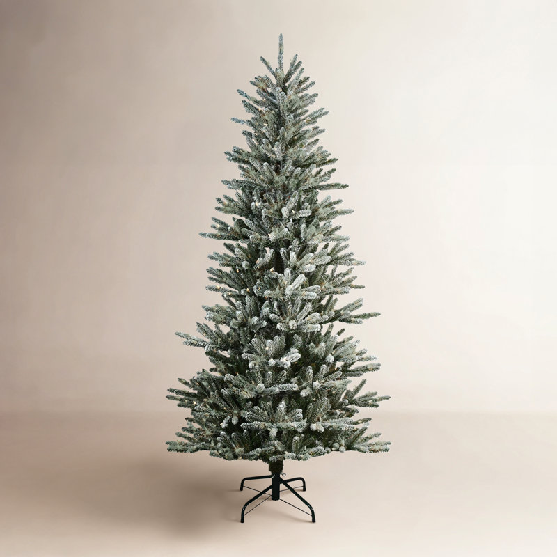 Arbre de Noël épinette vert 7,5 pi avec 450 lumières