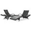 Draylen Coastal Style Patio Chaise Lounges With Durable Wicker And Adjustable Backrest-125177276