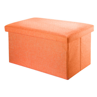 Emilyjane 78cm Wide Rectangle Solid Colour Ottoman with Storage