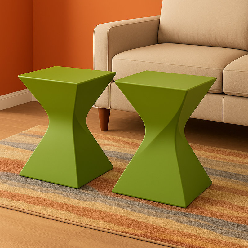 Table d'appoint Saralie, Vert