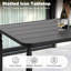 Ensemble de salle à manger rotatif 7 pièces avec trou pour parasol-516945365
