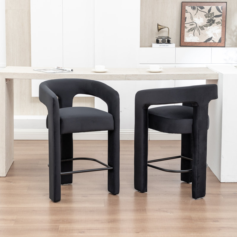 Tabouret de comptoir, Noir