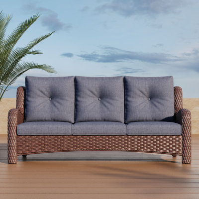 LayinSun® Wicker Outdoor Patio Sofa