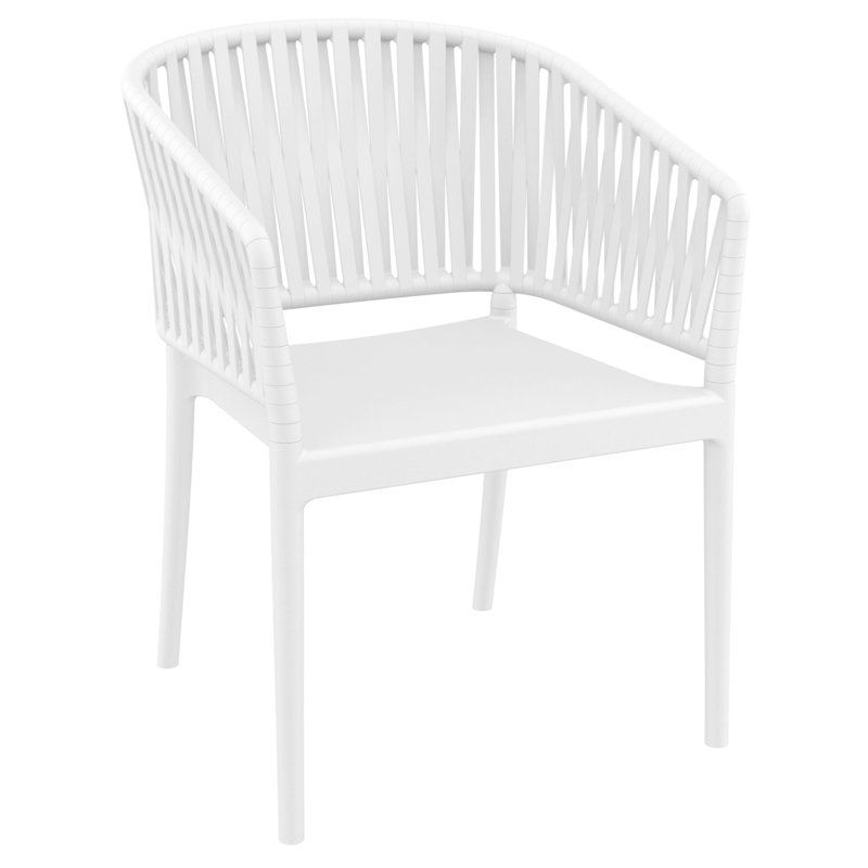 Chaise de salle à manger Newport, Blanc