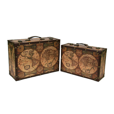 Wooden Decorative Trunk