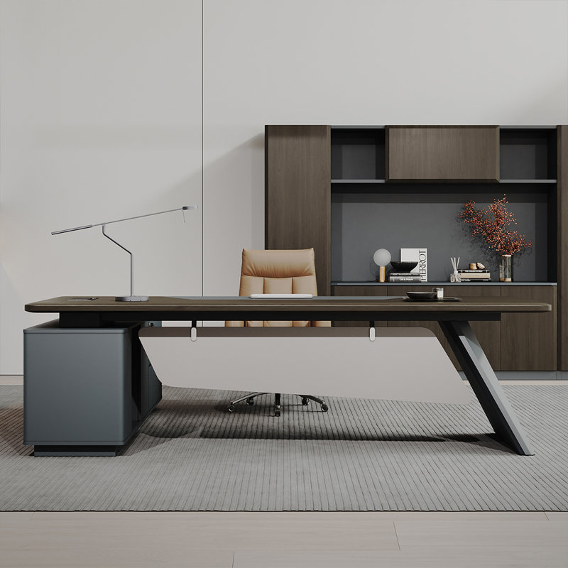Bureau en L 78,74 po haut de gamme et élégant, H 29,92 po x l 78,74 po x P 64,96 po