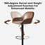 Tabouret de bar pivotant Mid-Century-1878756722-1878756721