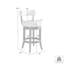 Tabouret de bar ou de bar à hauteur de comptoir pivotant en bois d'hévéa Gautreaux-991707015-991707032