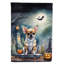 Drapeau de la maison d'Halloween effrayant Chihuahua