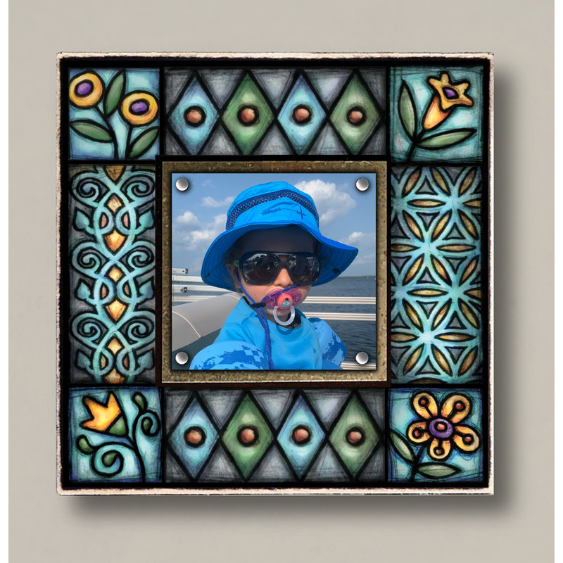 Blue Matte Picture Frame
