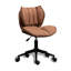 Petit fauteuil de bureau réglable en cuir de style nordique