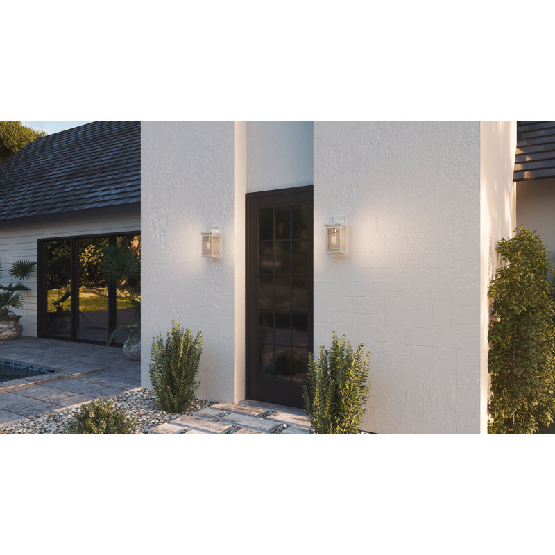 Lanterne murale d'extérieur Aydian, H 12 po x l 7 po x P 5,75 po