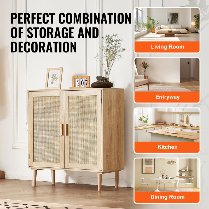 PB Melamine Standard Accent Cabinet, Natural