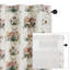 Rideaux courts à volants en coton Margaret à motifs floraux et vichy - 36 x 63 cm, couleur rose poudré et naturel-1446076425