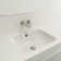 BOCCHI Scala 16.14'' Fireclay Rectangular Bathroom Sink with Overflow