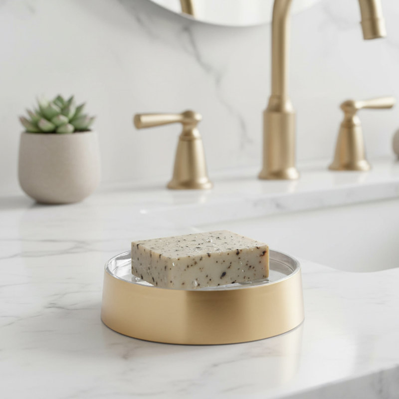 Distributeur de porte-gobelet en or brossé GOLDEN