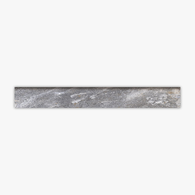 Moulure en porcelaine bullnose Rosetta, Gris
