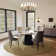 Suzzie Modern Sintered Stone Round Dining Table for 4-6 with Pedestal Base, Pre-Assembly