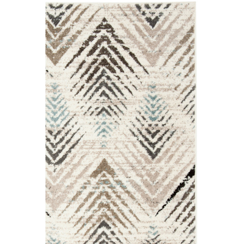 Adey Performance Geometric Rug, Rectangle 5'1" x 7'6"