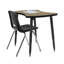 Table d'activité thermofusionnée avec pieds fuselés réglables Adapte 25 x 37-115943354-115943360