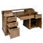 Bureau de ferme 59 po avec station de charge et armoire de rangement (sans la chaise)-367640906