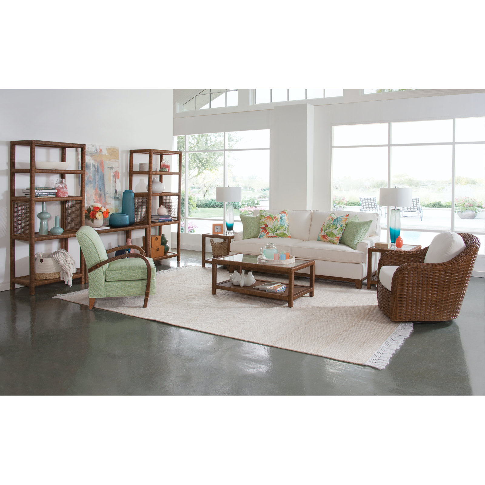Graham 3-Piece Living Room Table Set, Havana