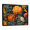 Orange orange, souci, brillance II - art floral sur toile
