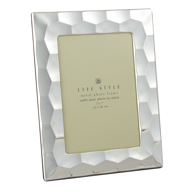 Cadre photo Lewellyn Prism, 8 po x 10 po, Argent