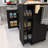 46" Rubber Wood Drop-Leaf Countertop Kitchen Cart With Internal Storage Rack & Towel Rack-1942565193