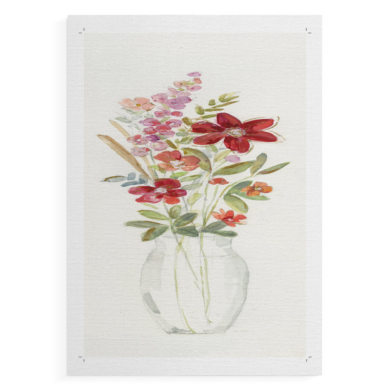 Provence Bouquet I - Impression sur toile seulement - NON-CADRE, H 27 po x l 18 po