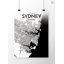 Sydney City Map - No Frame Print-379169502