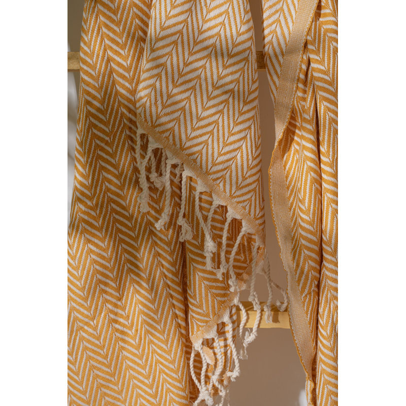 Luxueuse serviette de plage 100% coton Fouta, 39,4 po x 70,9 po | Doux et léger, 7,9 oz / pied carré | Idéal pour la plage, la piscine et le spa | Séchage rapide, entretien facile - lavage délicat à 104 ° F, séchage par culbutage à basse température