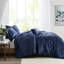 Édredon en velours bleu marine-120953700-120953711