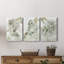 «Winter Lodge Fawn», ensemble de 3 reproductions d'art sur toile tendue-697271755