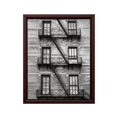 Escalier sur le bâtiment de Manhattan