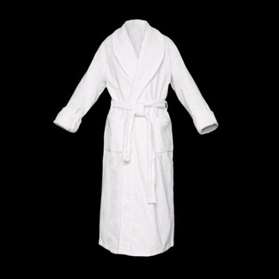 Peignoir 100% coton éponge unisexe avec poches