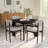 Modern Upholstered Dining Chair with Solid Wood Legs Side Chair for Kitchen Dining Room Living Room-70203298-70203302