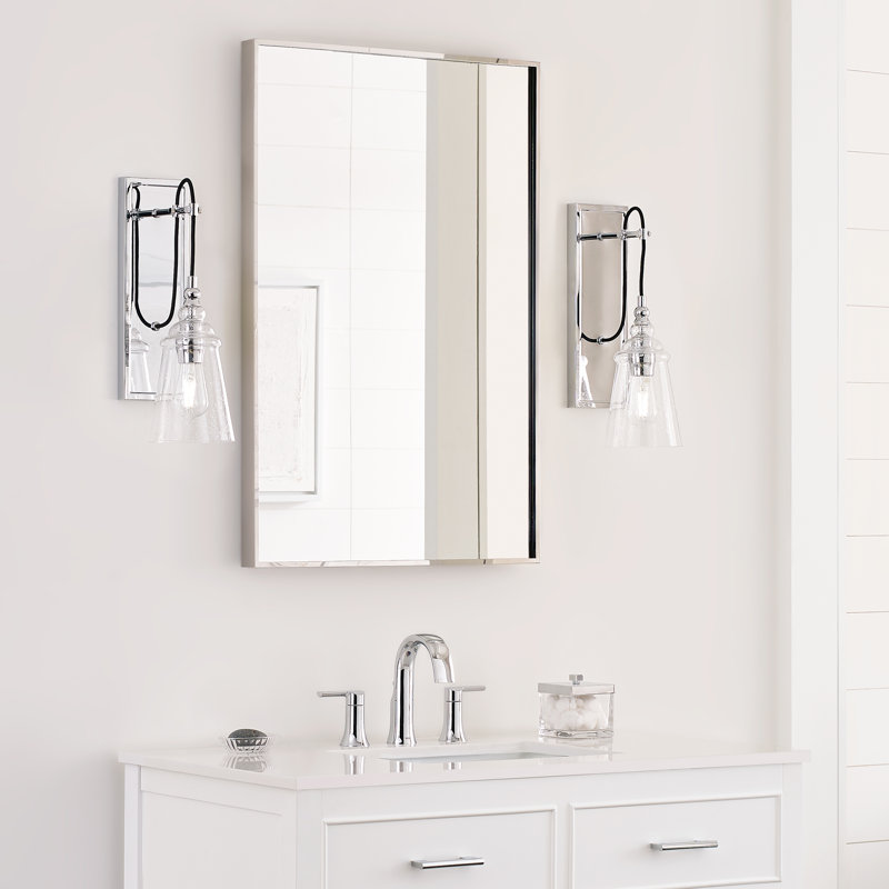 Levine Armed Sconce, Chrome