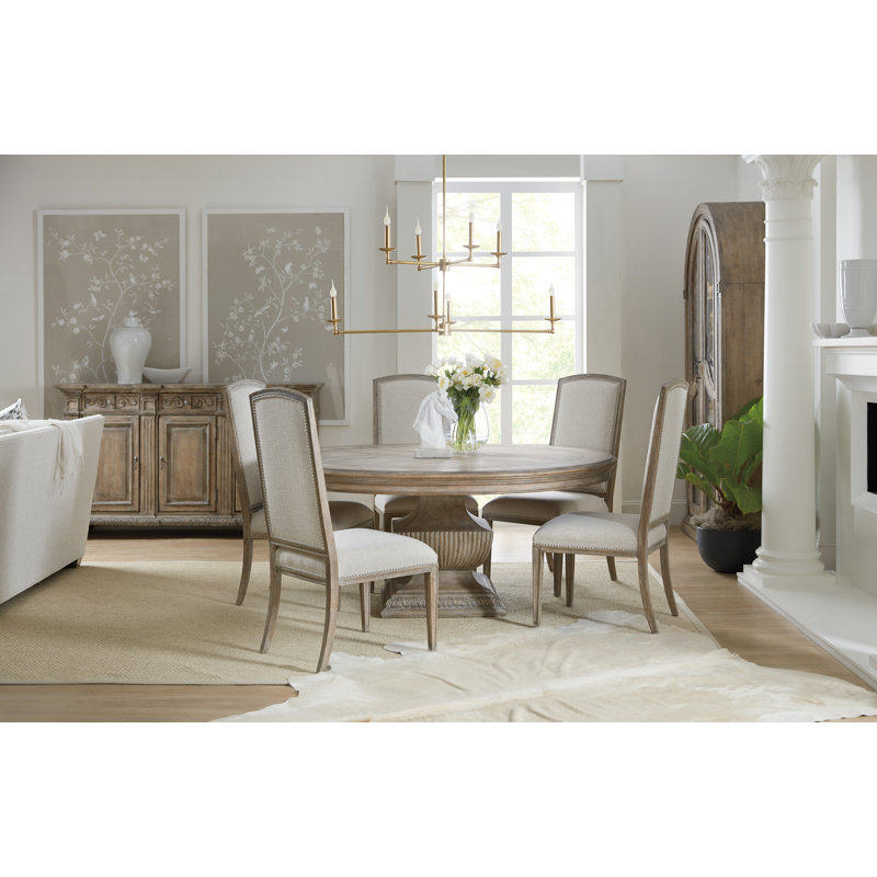 Castella Pedestal Dining Table, 60" x 60"