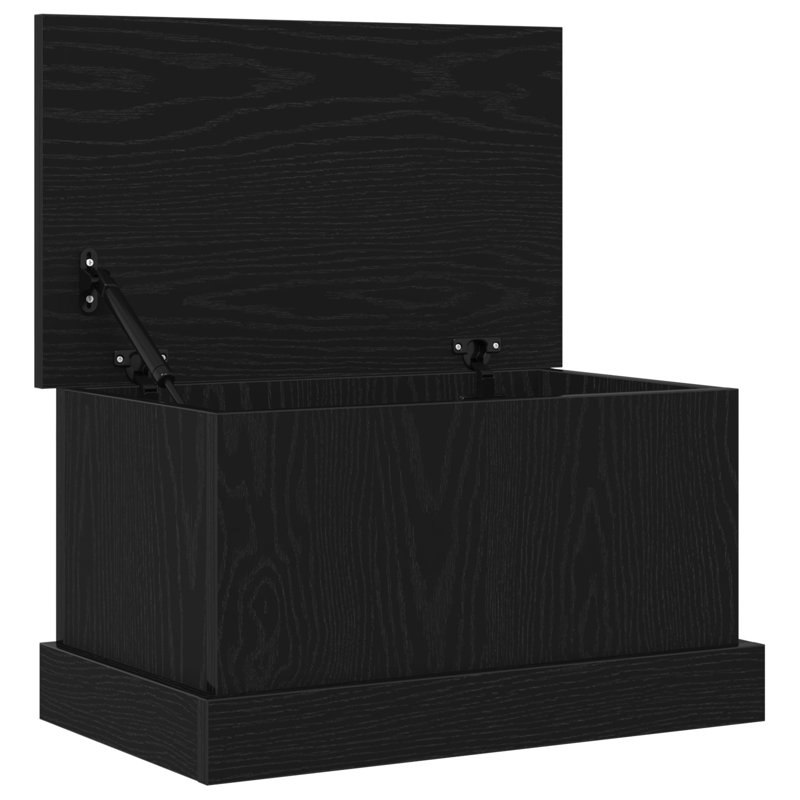 VidaXL 50cm W 0L Manufactured Wood Deck Box in Black Oak
