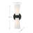 Keonta 2-Light Wall Sconce in Black-1377982631