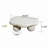 35" Cream Cloud Shaped Coffee Table