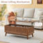 Table basse à plateau relevable avec rangement-1966384751