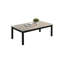 Ensemble de table 3 pièces au fini gris clair avec table basse et table de bout 2X