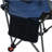 Outdoor Camping Chairs Folding/Portable/Adjustable Reclining Chair(Three-Level Adjustment), Side Pockets & Cup Holder,Carry Bag,Dark Blue