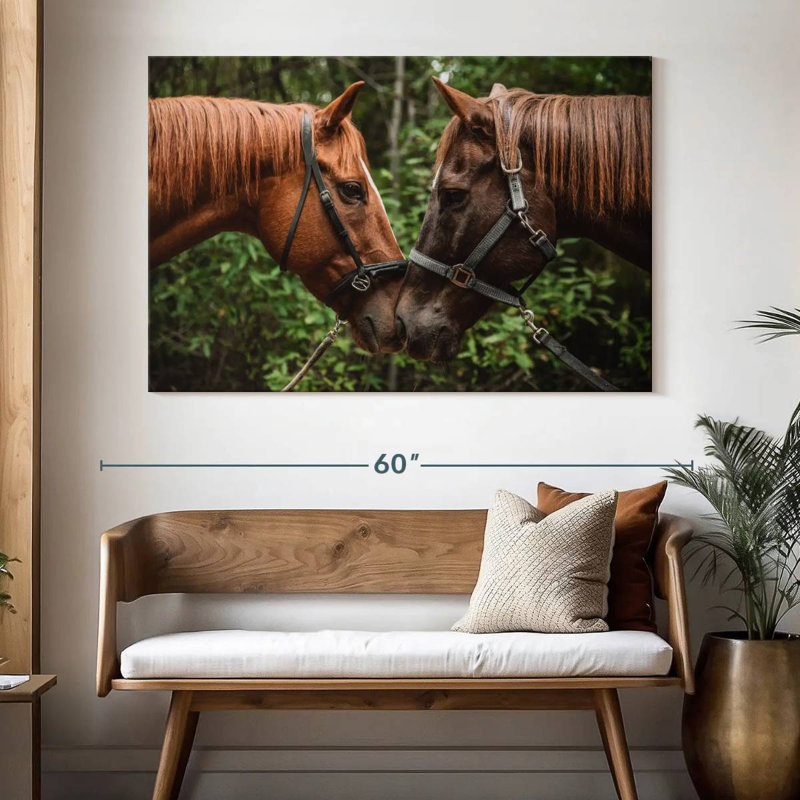 Brampt Horse Smooch, 34" H x 51" W