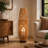 Bohemian Hand Woven Rope Floor Lamp , Outdoor Indoor Floor Lamp Lighting With Bulbs