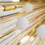 Lys 18 - Light Solid Brass Chandelier by Suzanne Kasler