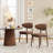 Upholstered Solid Wood Dining Chair-1730815188